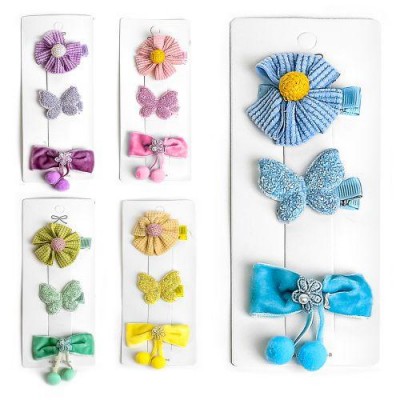 Заколки для волос 3пр/наб