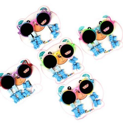 Набор для девочек 5пр/наб (солнцезащитные очки, 2резинки, 2заколки)