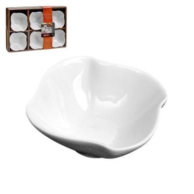 Соусницы фарфор 6шт/наб 8*8*3см