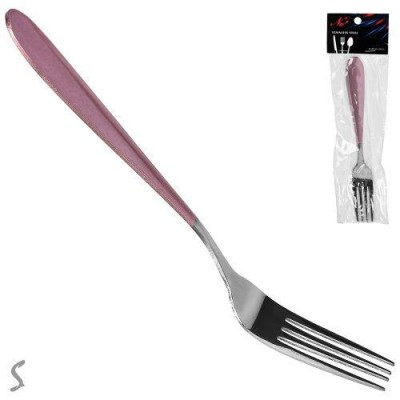Вилка столовая SS "Pink mat" 3шт/наб
