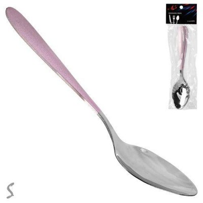 Ложка столовая SS "Pink mat" 3шт/наб