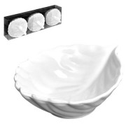 Соусницы фарфор 3шт/наб 11*9*3.5см