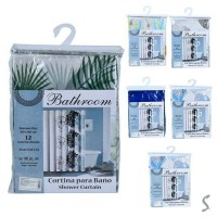 Штора в ванную 180*180см Штора в ванную 180*180см