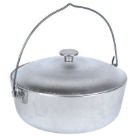 Казан алюминиевый с дужкой и крышкой 4.0л