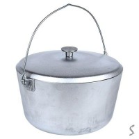 Казан алюминиевый с дужкой и крышкой 7.0л