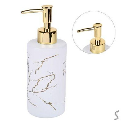 Дозатор для жидкого мыла "White marble" 350мл Дозатор для жидкого мыла "White marble" 350мл