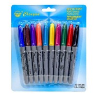 Маркеры перманентные 10цв Маркеры перманентные 10цв