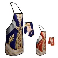 Кухонный набор (передник, рукавица) 2пр/наб 56*72см