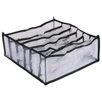 Коробка-органайзер для хранения белья 6отд 32*32*12см