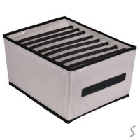 Коробка-органайзер для хранения одежды 7отд 32*25*17см
