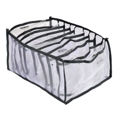 Коробка-органайзер для хранения белья 9отд 32*25*17см