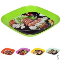 Тарелка "Ассорти" пластик 18.5см	