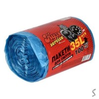 Пакеты для мусора 35л 100шт/уп