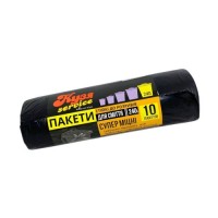 Пакеты для мусора сверхпрочные 240л 10шт/уп 95*105см
