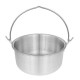 Казан алюминиевый с дужкой и крышкой 2,0л 21*10см