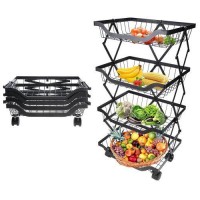 Этажерка на колесах 4яр 70*29*36см