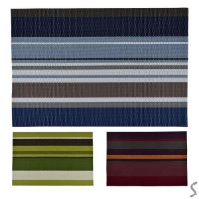 Салфетка ПВХ на стол "Полоски" 6шт/наб 30*45см