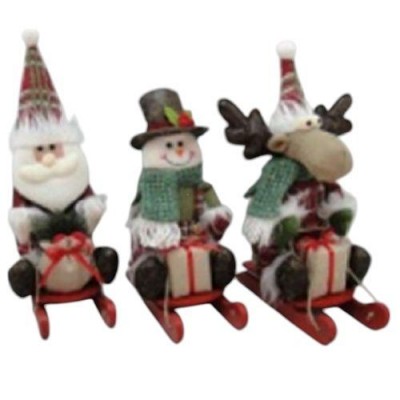 Фигура новогодняя "Santa&Co" 23*30см