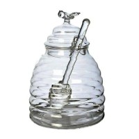 Банка для меда с ложкой Банка для меда с ложкой