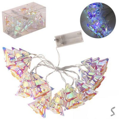 Гирлянда светодиодная "Tree hologram" 2м 10led (2AA)