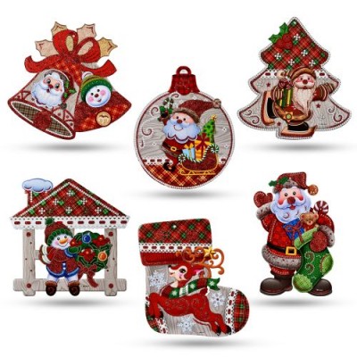 Декор-подвеска новогодняя "New Year" 30*25см