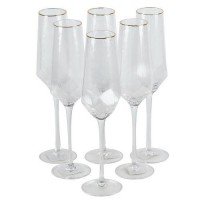 Бокал для шампанского "Crystal" 6шт/наб 300мл	