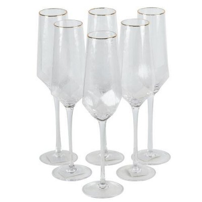 Бокал для шампанского "Crystal" 6шт/наб 300мл