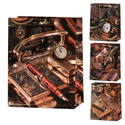 Пакет подарочный бумажный S "Antique" 18*23*10см