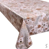Клеенка ПВХ с принтом на тканевой основе Glitter 1.4*20м