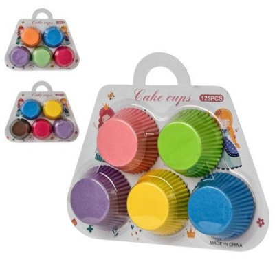 Формочки бумажные для кексов "Bright" 125шт/уп 11см