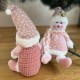 Фигура новогодняя "Santa Snowman" 31см