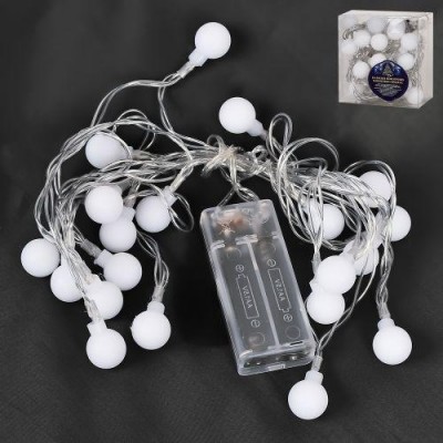 Гирлянда светодиодная "Bubble matt" 3м разноцветн. 20led (2AA)