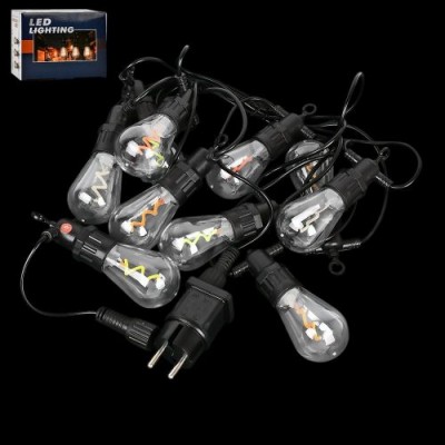 Гирлянда светодиодная наружная "Лампочки спираль" 5м 10led