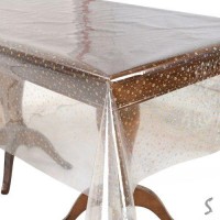 Клеенка жидкое стекло с голографич.рисунком Laser 1.37*20м