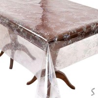 Клеенка жидкое стекло с голографич.рисунком Laser 1.37*20м