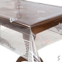 Клеенка жидкое стекло с голографич.рисунком Laser 1.37*20м