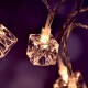 Гирлянда светодиодная "Ice" 3м желтая 20led (2AA)