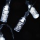 Гирлянда светодиодная "Bottle" 3м белая 20led (2AA)