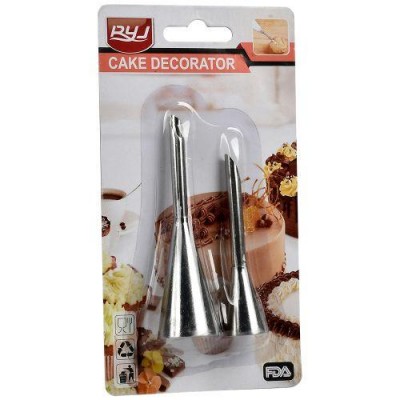 Насадки для кондитерского шприца/мешка 2пр/наб 16*9см Насадки для кондитерского шприца/мешка 2пр/наб 16*9см