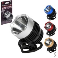 Фонарик с креплением для велосипеда 6*4.5*4.5см (2 батарейки CR2032)