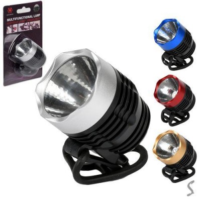 Фонарик с креплением для велосипеда 6*4.5*4.5см (2 батарейки CR2032) Фонарик с креплением для велосипеда 6*4.5*4.5см (2 батарейки CR2032)