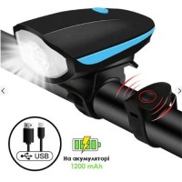 Фонарик с сигналом для велосипеда USB