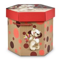 Коробка подарочная картонная "From the Heart" 32*38см	