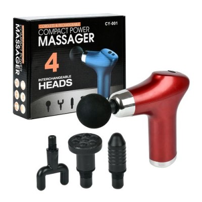 Массажер-пистолет для тела портативный USB 24*19*6см