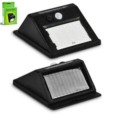 Светильник фасадный 20LED солнечная панель с датчиком движения 1200mA 10*13*5.5см