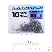 Крючок рыболовный №10 100шт/уп