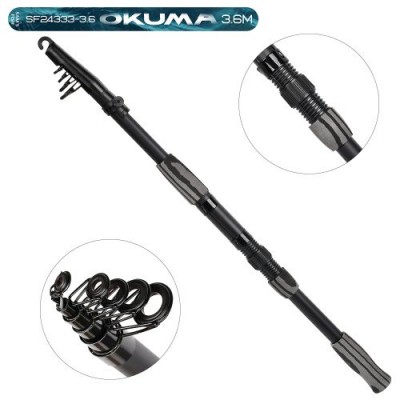 Спиннинг телескоп Okuma 3.6м 10-30г