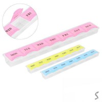 Органайзер для таблеток 7отд 21*3.5см