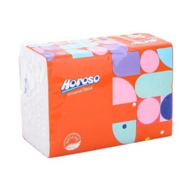 Салфетки бумажные Horoso 3-х слойные 450шт/уп 15*20см