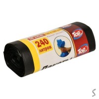 Пакеты для мусора сверхпрочные TOP PACK 240л 10шт/уп 100*150см